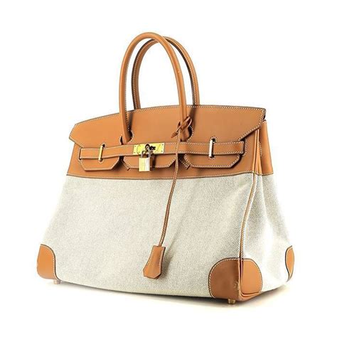 Borse Hermès in Tela Beige 